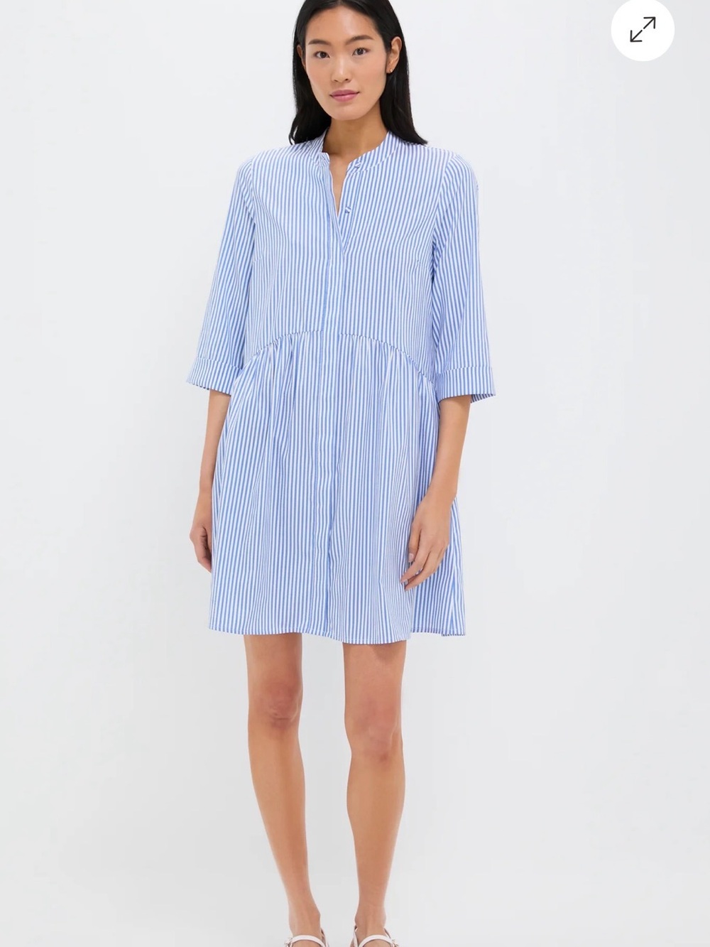 Tuckernuck Blue Stripe Royal Shirt Dress NWT XS